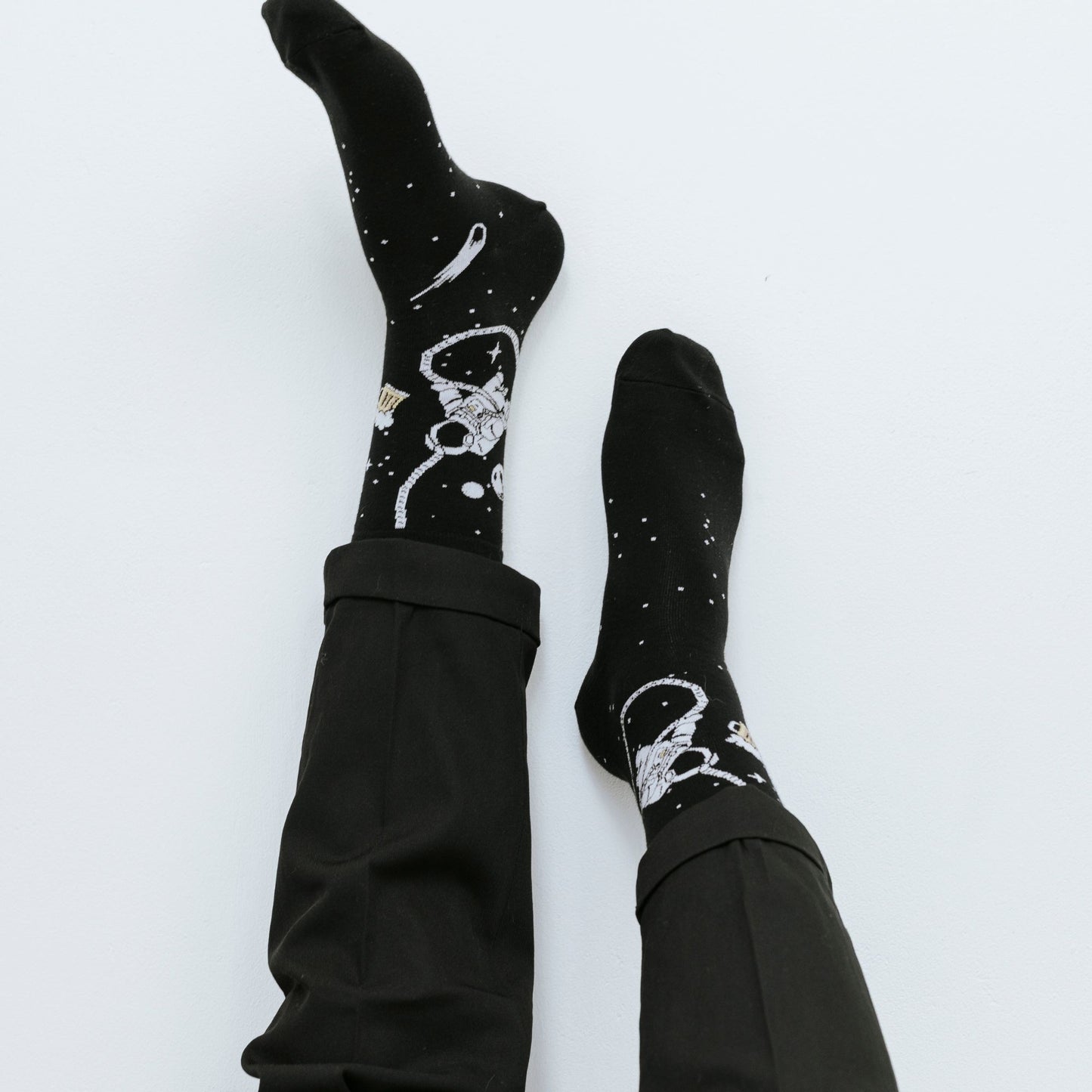 Space Man Cotton Socks