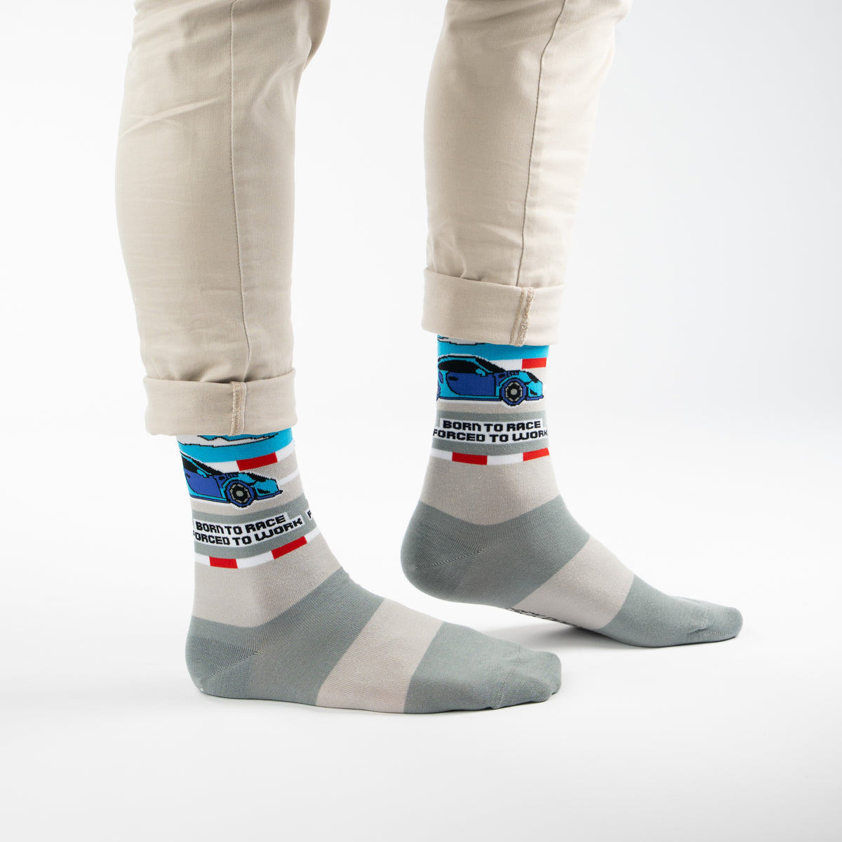 Born to Race Cotton Socks