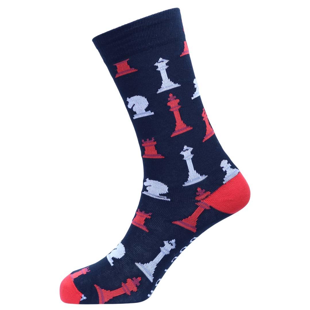 ‘Checkmate’ Cotton Socks