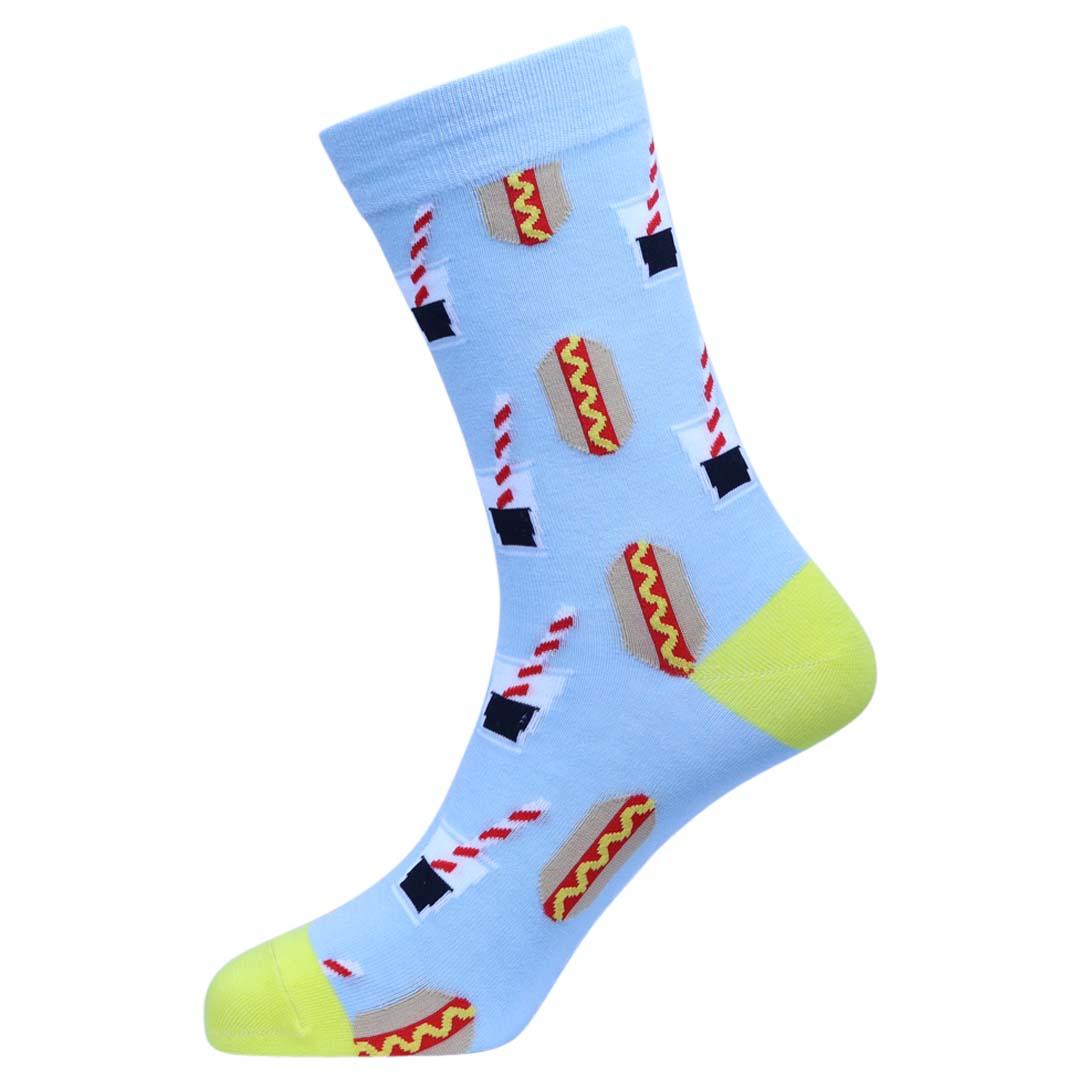 ‘Hotdogs & Soda’ Cotton Socks