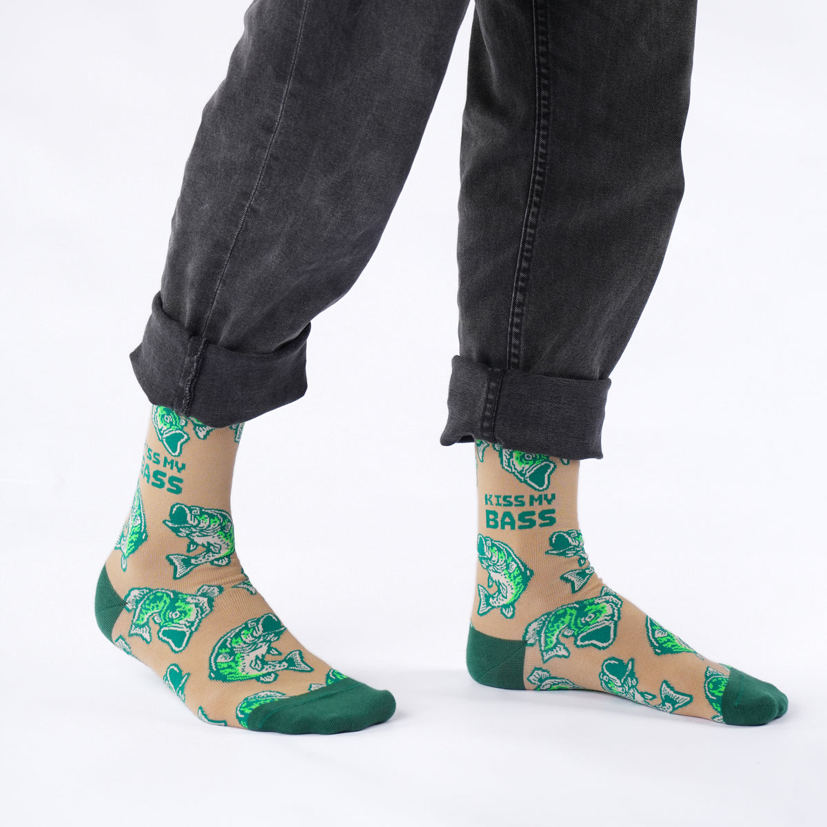 Kiss My Bass Cotton Socks