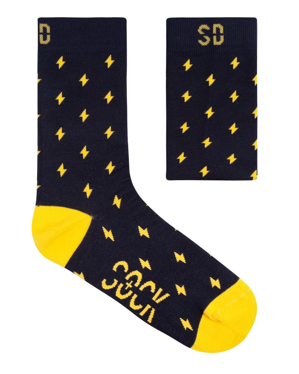 ‘Lightning’ Bamboo Socks