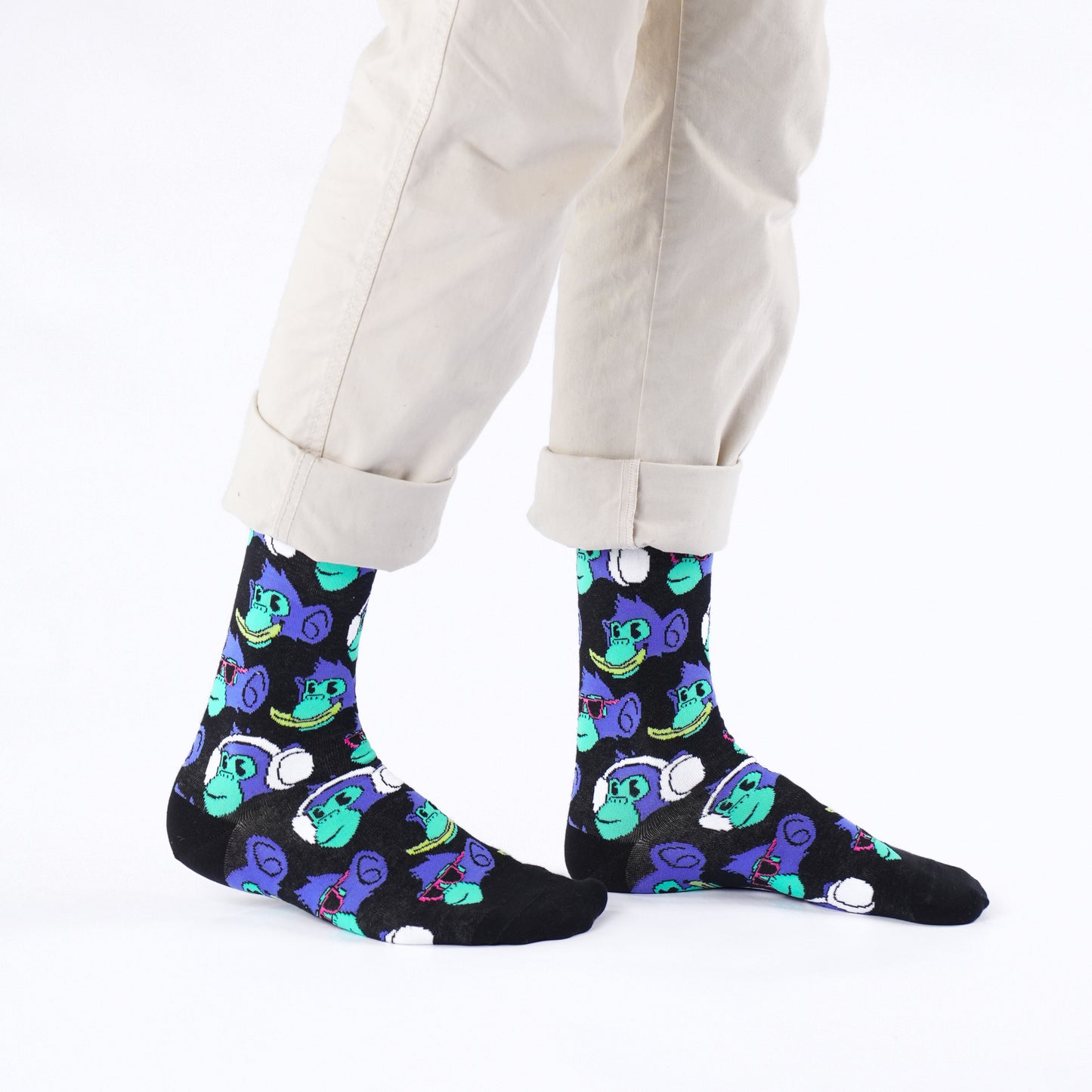 Monkey Business Cotton Socks