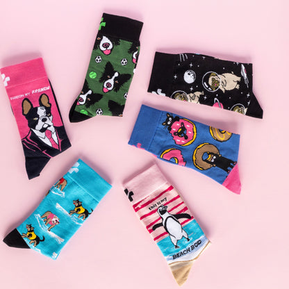 Donut Kitty Cotton Socks