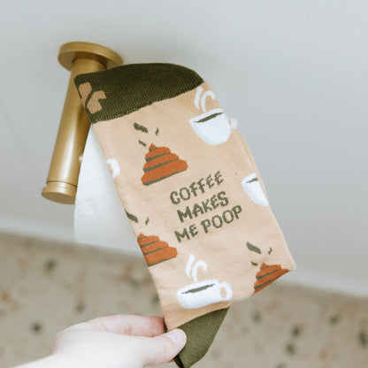 Coffee Poops Cotton Socks