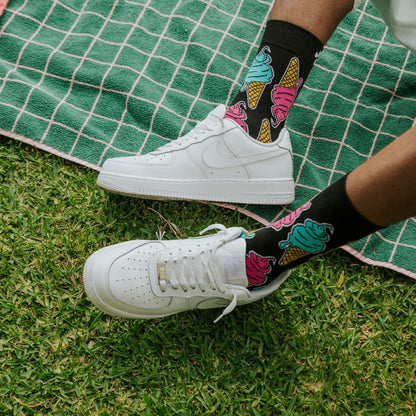 Waffle cone Cotton Socks