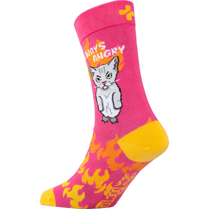 Always Angry Cotton Socks