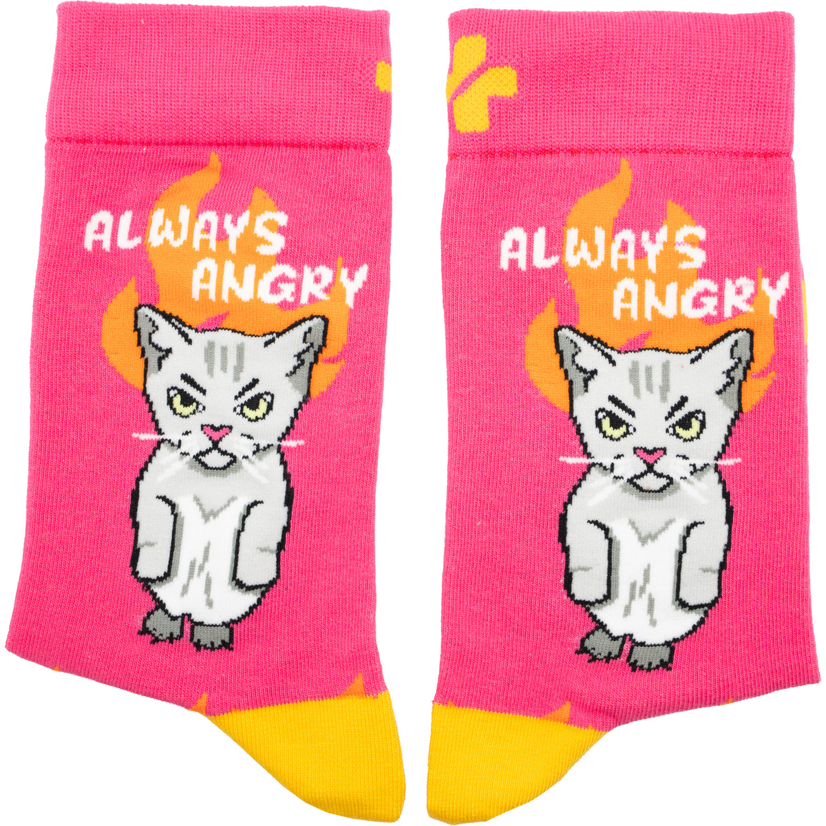 Always Angry Cotton Socks