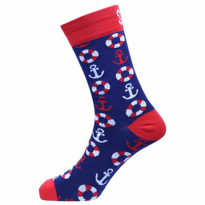 ‘Anchors’ Cotton Socks