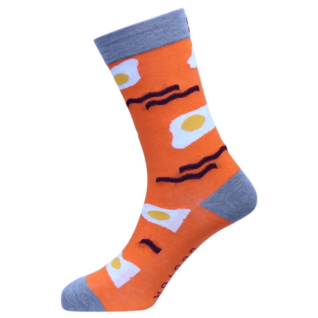 ‘Bacon and Egg’ Cotton Socks