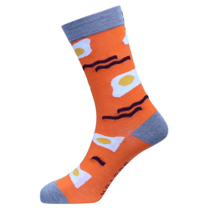 ‘Bacon and Egg’ Cotton Socks