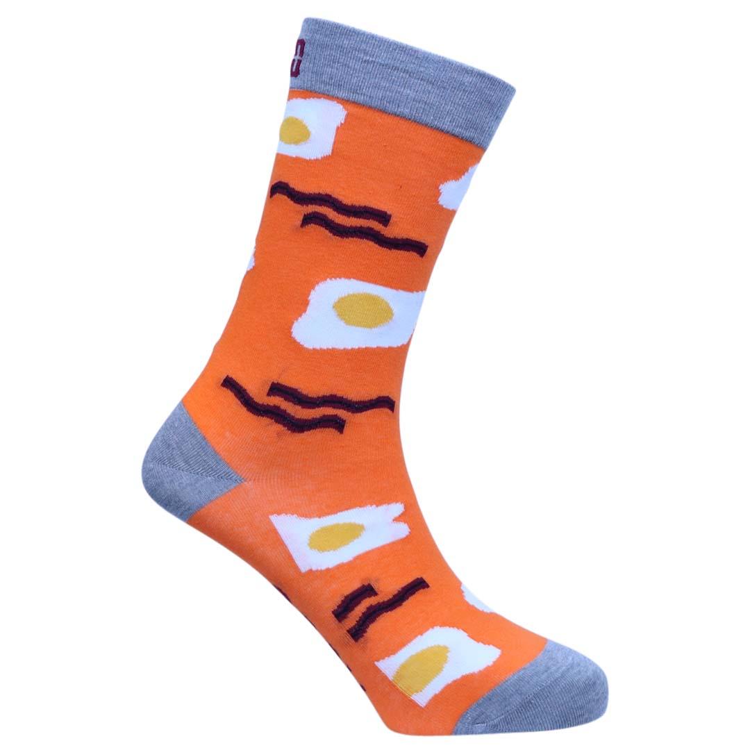 ‘Bacon and Egg’ Cotton Socks