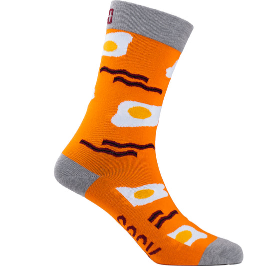 Bacon and Egg Cotton Socks