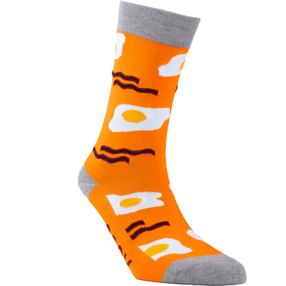 Bacon and Egg Cotton Socks