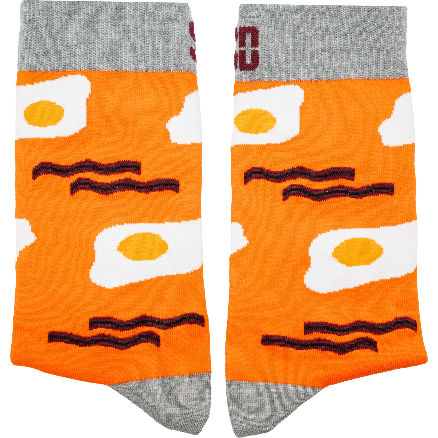 Bacon and Egg Cotton Socks