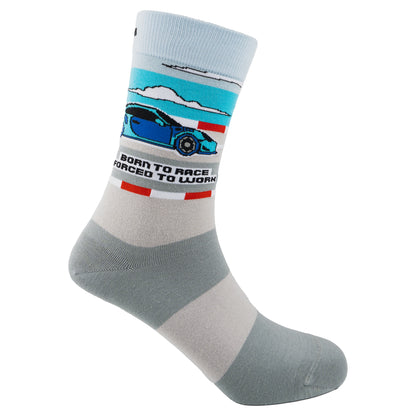Born to Race Cotton Socks
