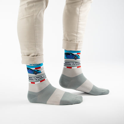 Born to Race Cotton Socks