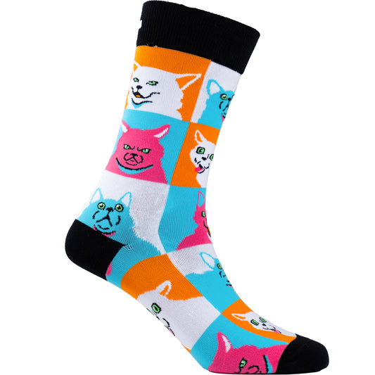 Cat Pop Cotton Socks