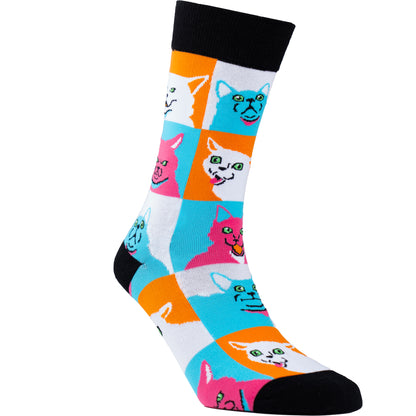 Cat Pop Cotton Socks
