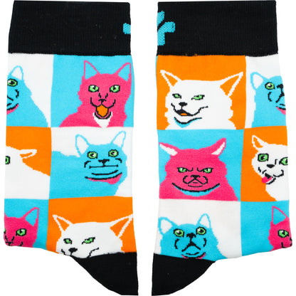 Cat Pop Cotton Socks