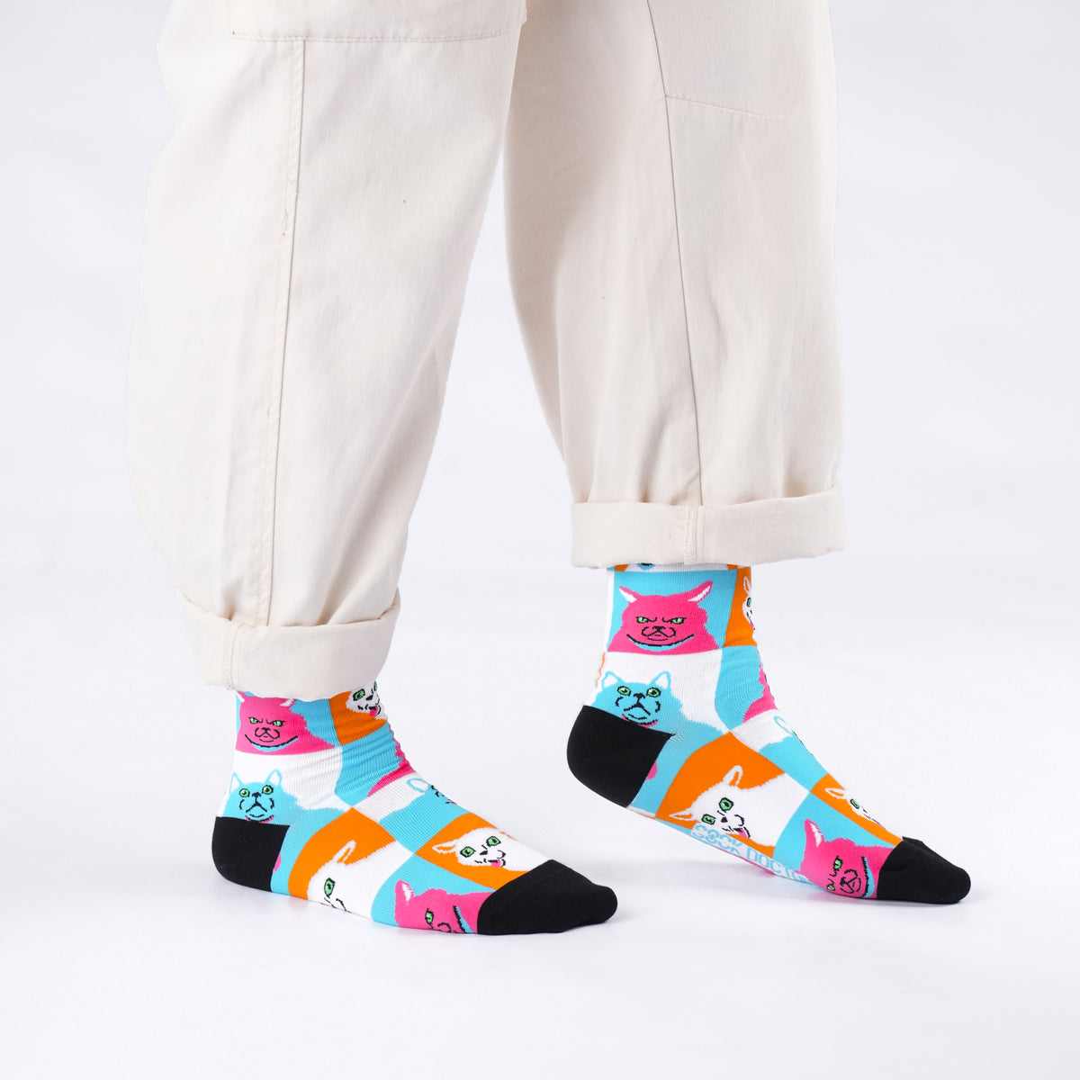 Cat Pop Cotton Socks