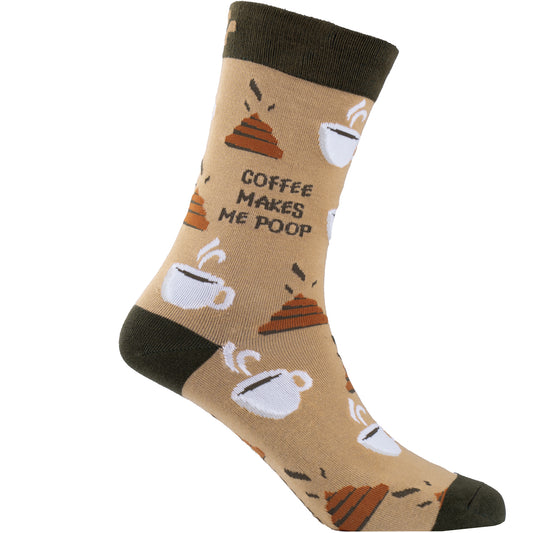 Coffee Poops Cotton Socks