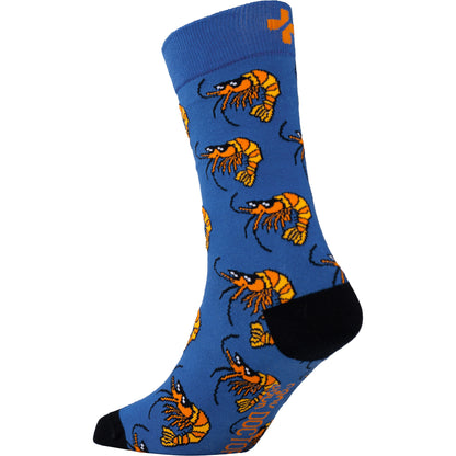 Cool Shrimp Cotton Socks