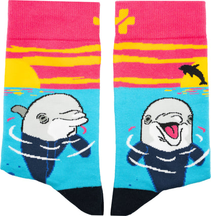 Dolphins Cotton Socks