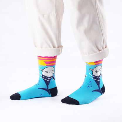 Dolphins Cotton Socks