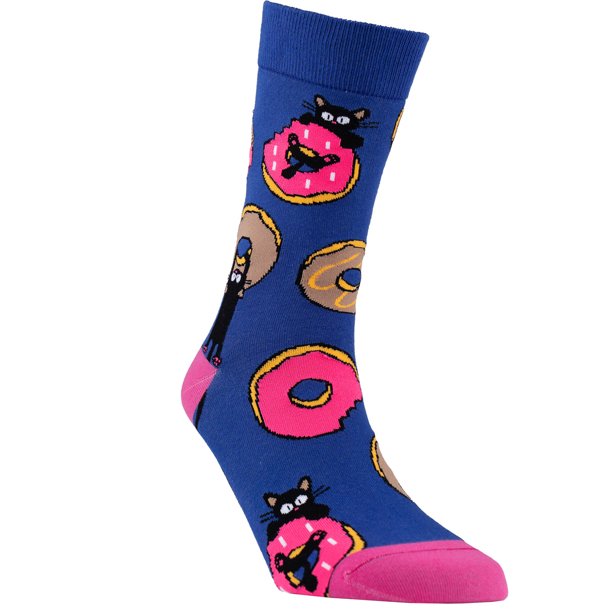 Donut Kitty Cotton Socks
