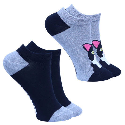 2 pack ‘Felix’ Ladies Trainer Liners
