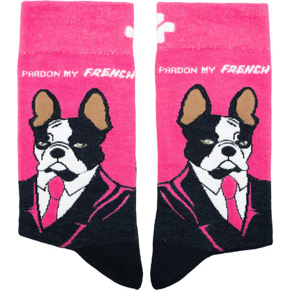 Frenchie Cotton Socks
