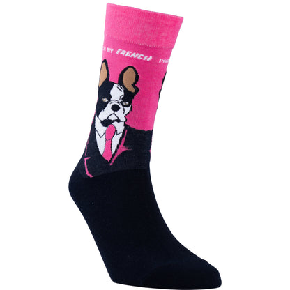 Frenchie Cotton Socks