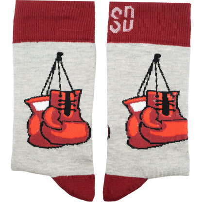 ‘Gloves Off’ Cotton Socks