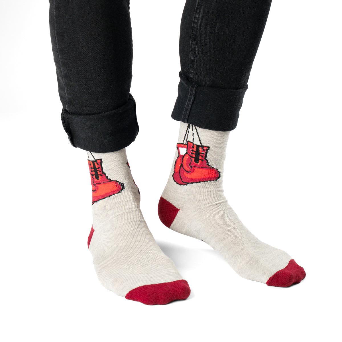 ‘Gloves Off’ Cotton Socks