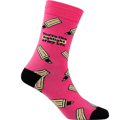 Highlighter Cotton Socks