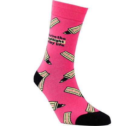 Highlighter Cotton Socks