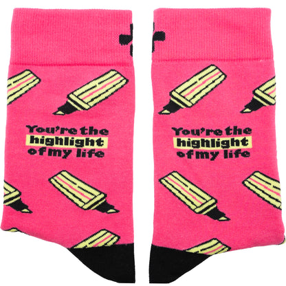 Highlighter Cotton Socks