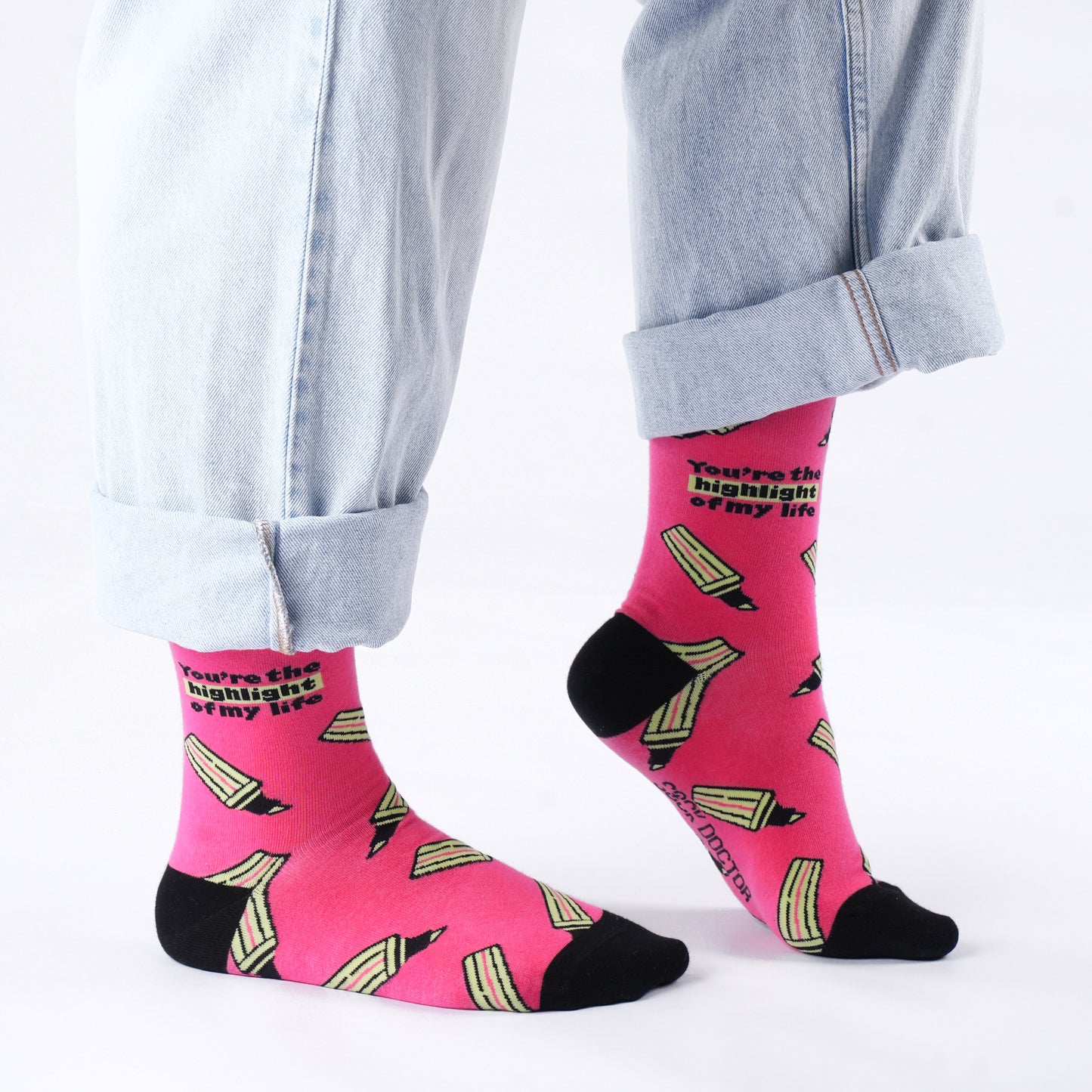 Highlighter Cotton Socks