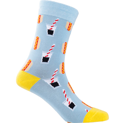 Hotdogs & Soda Cotton Socks