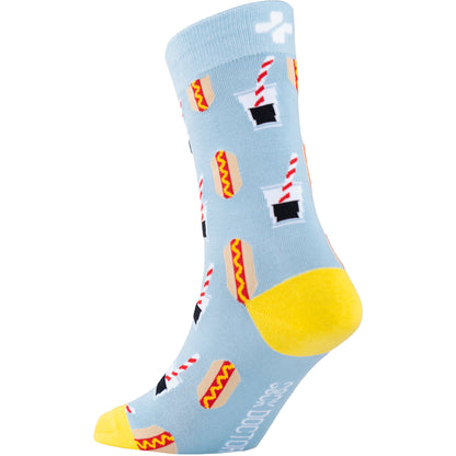 Hotdogs & Soda Cotton Socks