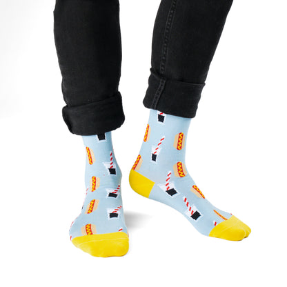 Hotdogs & Soda Cotton Socks