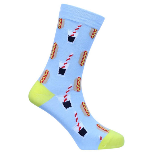 ‘Hotdogs & Soda’ Cotton Socks