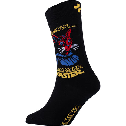 ⁠Jedi Cat Cotton Socks