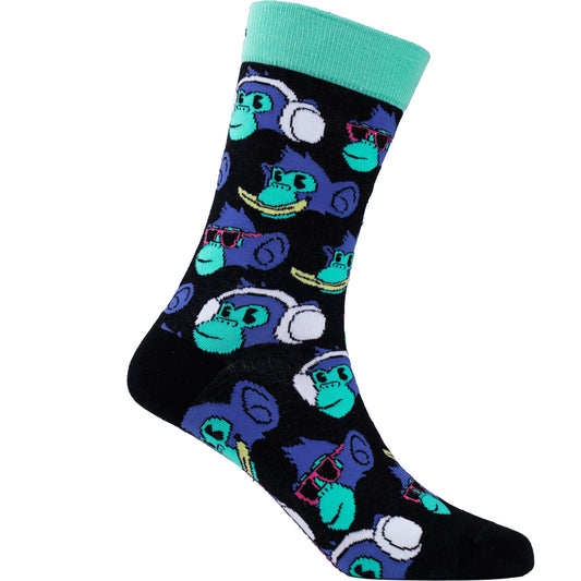 Monkey Business Cotton Socks