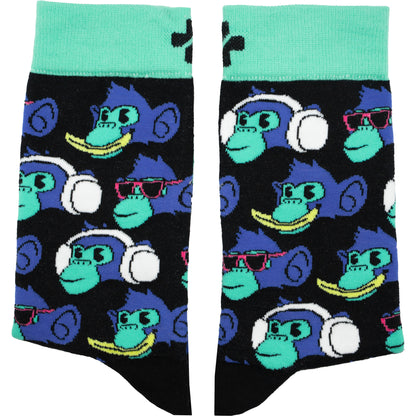 Monkey Business Cotton Socks