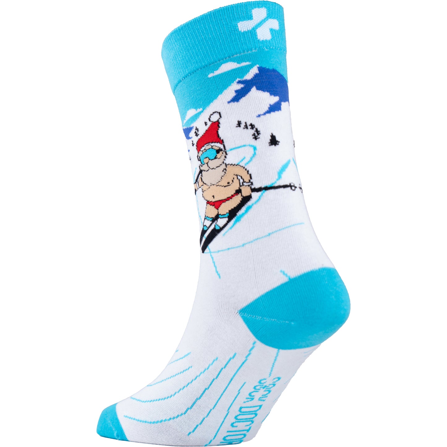 Off Duty Santa Cotton Socks