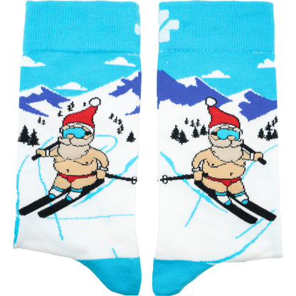 Off Duty Santa Cotton Socks