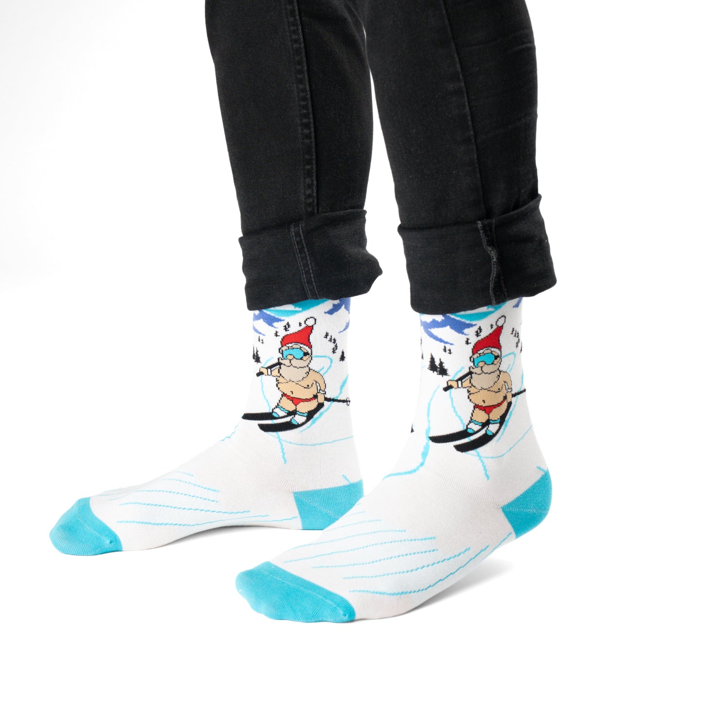 Off Duty Santa Cotton Socks
