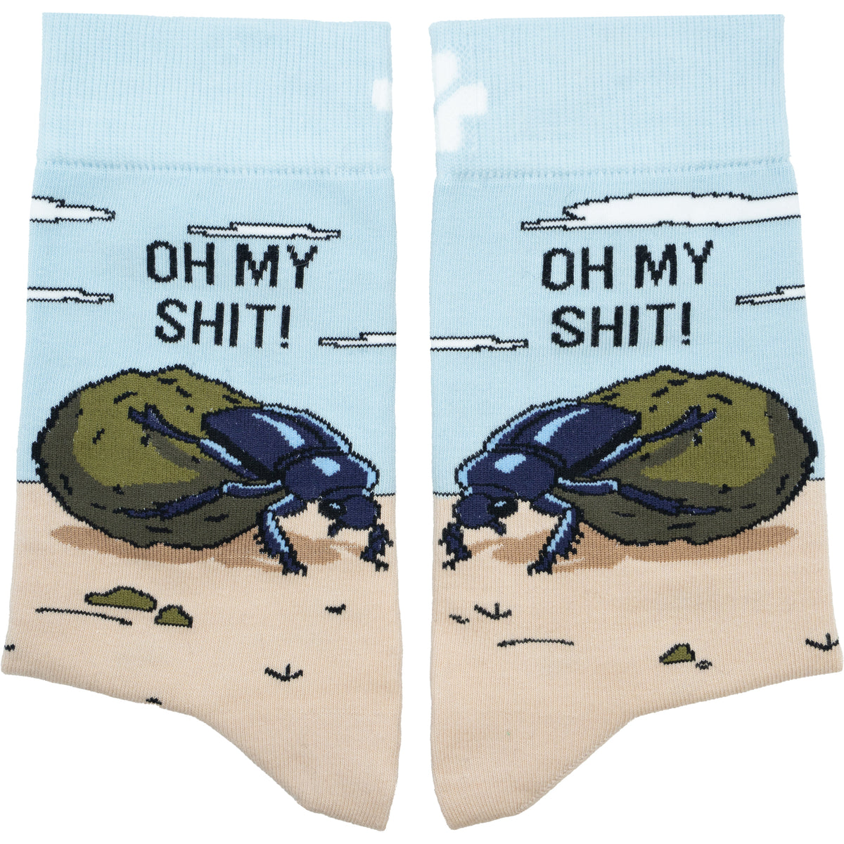 Oh My Shit Cotton Socks